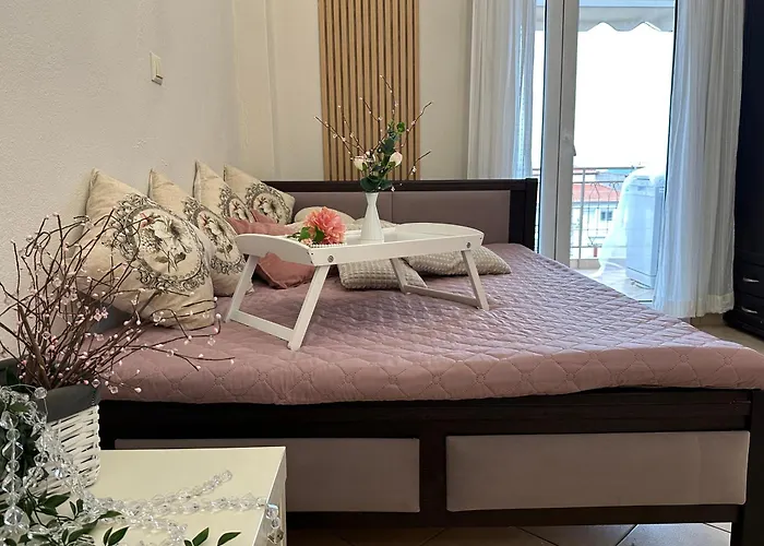 изглед море студио алекс перамос דירה Néa Péramos