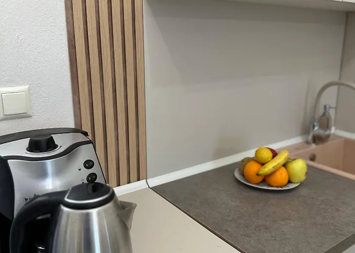 изглед море студио алекс перамос Lägenhet Néa Péramos